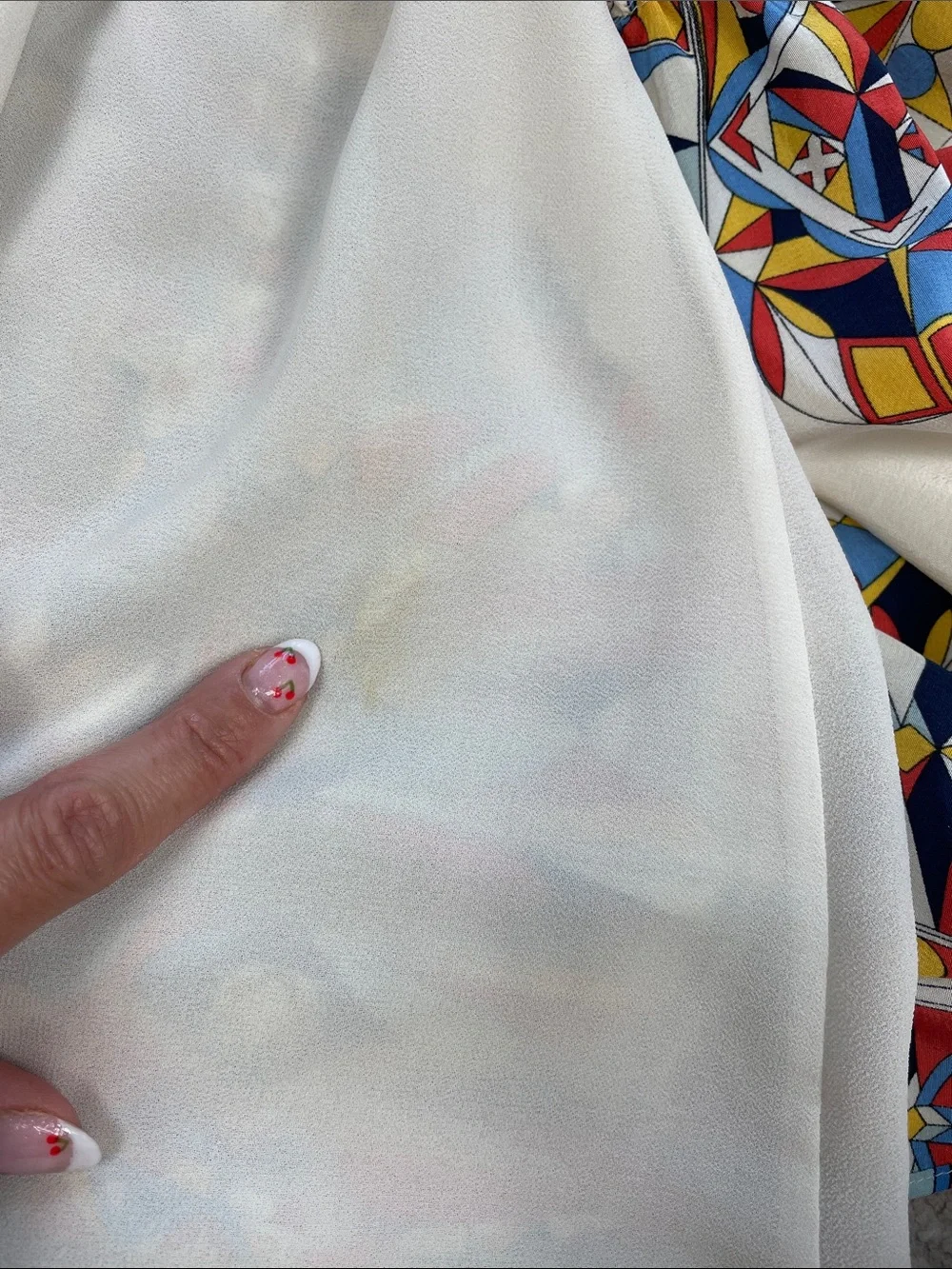 Tory Burch Arabella Psychedelic Silk Dress Geometric Boho Sz L